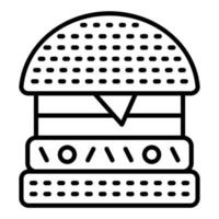 Burger-Icon-Stil vektor