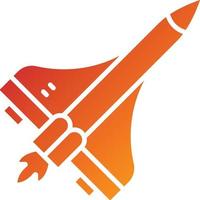 Space-Shuttle-Icon-Stil vektor