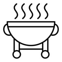 BBQ-Grilll-Icon-Stil vektor