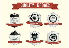 Gratis Vector Badge Set 2