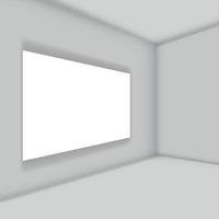 abstrakte weiße Bildschirmvektorillustration vektor