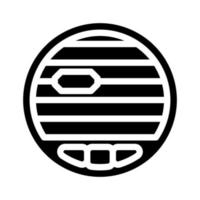 Klimaanlage Auto Glyphe Symbol Vektor Illustration