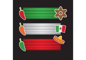 Cinco de Mayo banners vektor pack