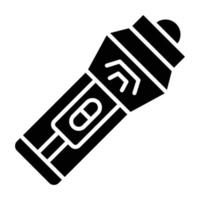 Taschenlampen-Icon-Stil vektor