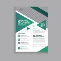 Corporate Flyer Template Design vektor