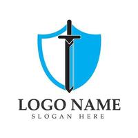 Schild-Logo-Design-Vektor, Schild-Emblem-Logo-Vorlage, Logosymbol-Icon-Vektor vektor