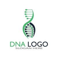 dna vektor logotyp designmall. modern medicinsk logotyp. laboratorievetenskap ikon symbol. färgglad farmakologi tecken-vektor