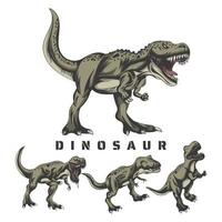 Dinosaurier-Vektor-Illustration