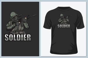 Soldat-Vektor-Illustration vektor