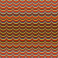 Bearbeitbarer Vektor abstrakter bunter Wellen nahtloses Muster zum Erstellen von Hintergrund