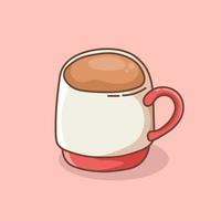 handritad kaffemugg illustration vektor