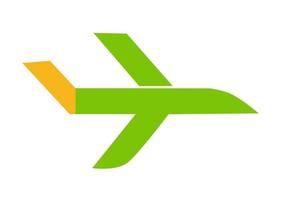 Vektordesign, Illustration, Symbol oder Symbol der Flugzeugform vektor