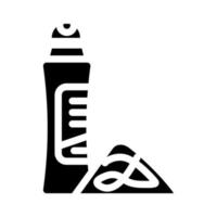 Schoten Waschmittel Glyphe Symbol Vektor Illustration