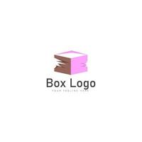 box logotyp design ikon illustration vektor