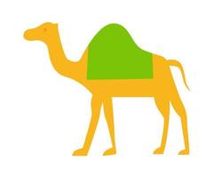 vektor design, illustration, ikon eller symbol för kamel djur form