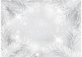 Gratis Silver Glitter Jul Vector Bakgrund