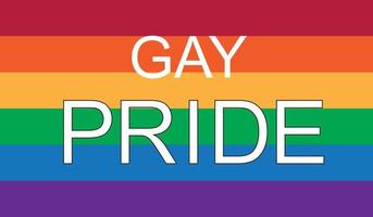 inklusive pride bakgrund med progression pride flagga färger. regnbågsränder tapeter i gay pride-färger vektor