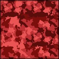 Nahtloser Hintergrund der Camouflage-Haut mit roten Farben vektor