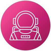 astronaut ikon stil vektor