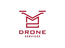 Buchstabe z Drohnen-Logo-Vorlage Vektor-Symbol. Fotografie-Drohne-Vektor. Quad-Copter-Vektorsymbol vektor