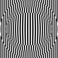 abstraktes, nahtloses Muster mit augenähnlicher Figur, schwarz-weißem geometrischem Hintergrund