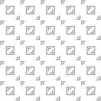 abstrakt sömlösa mönster, svart och vit kontur av aspekt pixel perfekt. design geometrisk struktur för utskrift, vektorillustration vektor
