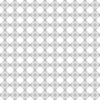abstraktes nahtloses Muster, schwarze Gitterlinie mit Rautenform auf weißem Hintergrund. Design geometrische Textur für den Druck. linearer Stil, Vektorillustration vektor
