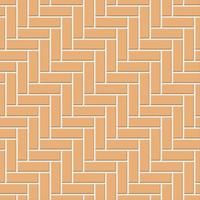 abstrakt sömlös rektangelmönster. ovanifrån av orange kullersten gata trottoaren. design geometrisk mosaik textur för dekoration av badrummet, vektorillustration vektor