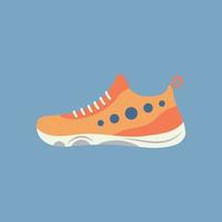 sneaker isolerade. färgglada sportskor. skor för träning och daglig aktivitet. platt objekt vektor illustration