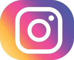 instagram sociala medier ikon logotyp abstrakt symbol vektorillustration vektor