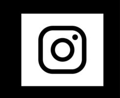 Instagram Social Media Symbol abstrakte Symbolvektorillustration vektor