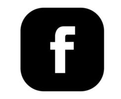 Facebook Social Media Symbol abstrakte Symbolvektorillustration vektor