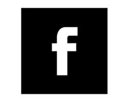 Facebook Social Media Symbol Logo abstrakte Symbolvektorillustration vektor