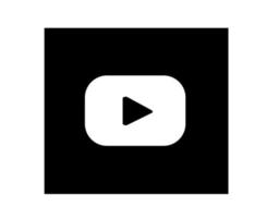 YouTube sociala medier logotyp abstrakt symbol design vektorillustration vektor