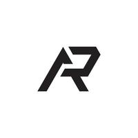 ar eller ra brev logotyp design vektor. vektor