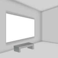abstrakte weiße Bildschirmvektorillustration vektor