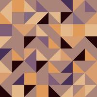 Dreiecke sind ein Muster aus geometrischen Formen. bunter Mosaikhintergrund. geometrischer Retro-Hintergrund. Retro-Hintergrunddreiecke. vektor