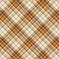 Tartan-Plaidmuster mit Textur und warmer Farbe. vektor