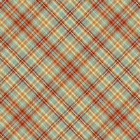 Tartan-Plaidmuster mit Textur und warmer Farbe. vektor