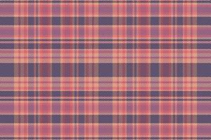 Tartan-Plaidmuster mit Textur und warmer Farbe. vektor