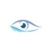 vektor logotyp design av ögonhälsa vision.
