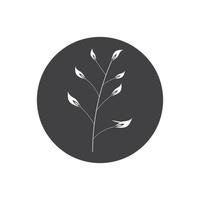 Beauty-Florist-Vektor-Icon-Design-Vorlage vektor