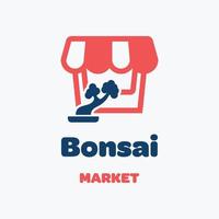 Bonsai-Markt-Logo vektor