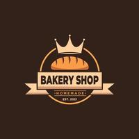 Bäckerei-Logo-Vektor-Design-Vorlage für Unternehmen. Bäckerei Shop-Design vektor