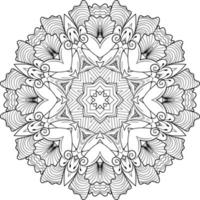 abstrakter Mandala-Hintergrund vektor