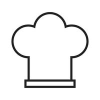 Kochmützenvektor für Website-Symbol-Icon-Präsentation vektor