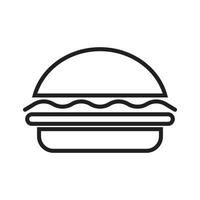 Hamburger-Vektor für Website-Symbol-Icon-Präsentation vektor
