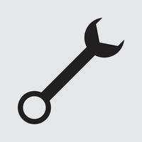Schraubenschlüssel-Vektor für Website-Symbol-Icon-Präsentation vektor
