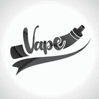 vape vaping moln logotyp vektor