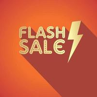 Flash Sale Promotion Mondverkauf vektor